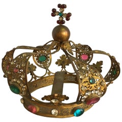 Antique Religious Santos Crown
