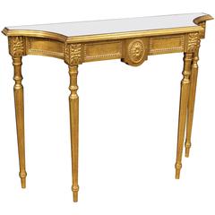 20th Century Italian Console Table in Louis XVI Style