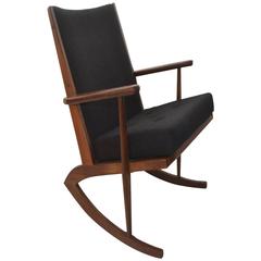 Danish Teak Rocking Chair by Soren Georg Jensen