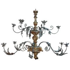 Monumental Italian 18th Century Baroque Chandelier 8