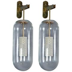 Pair of Brass Sconces