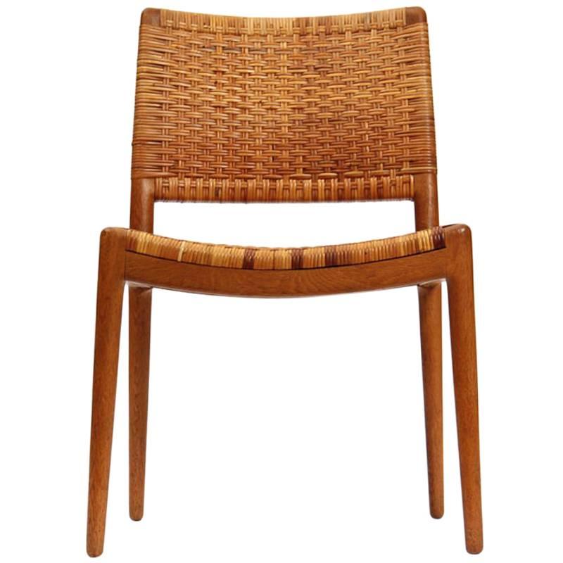 Caned Oak Chair by Hans Wegner