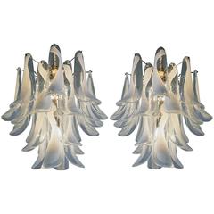 Pair of Charming Murano Chandelier, 1970s