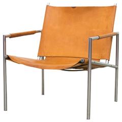 Martin Visser SZ 01 Leather Lounge Chair