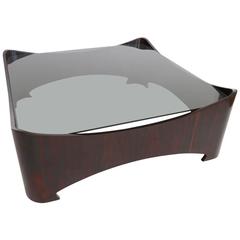 1960s Brazilian Coffee Table by Novo Rumo in Jacaranda 10