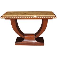 Art Deco Style U-Console Table, Hall Tables Interiors