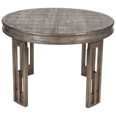 Silver Leaf Dining Table by James Mont 3