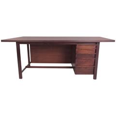 Vintage Executive Desk in the style of Knoll