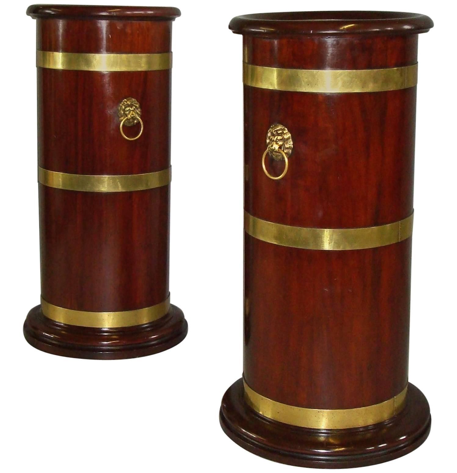 Late 19th Century Pair of Stick or Umbrella Stands