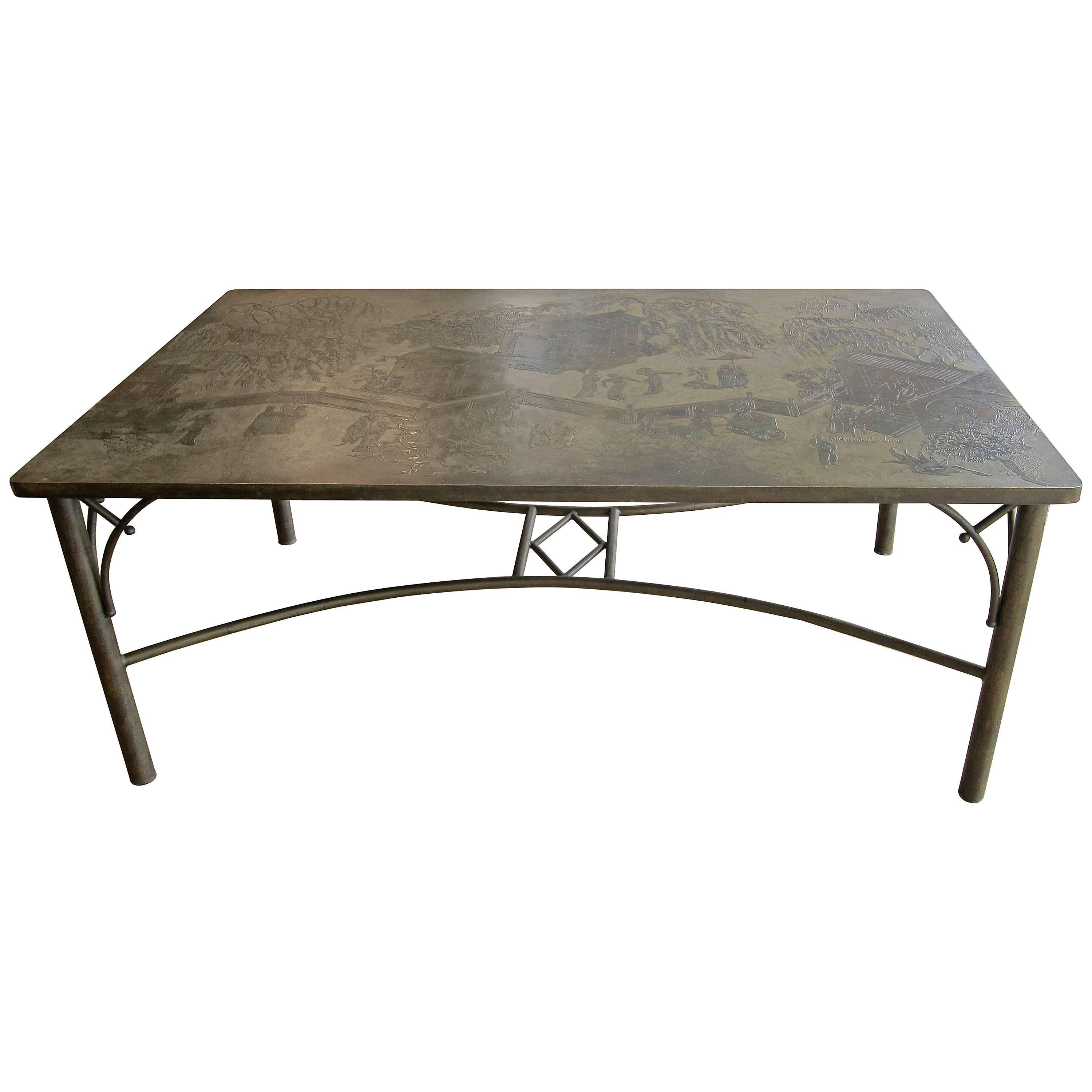Rare Dining Table "Tao" by Philip & Kelvin LaVerne