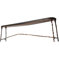 Copper Frame Bench by Valentin Loellmann