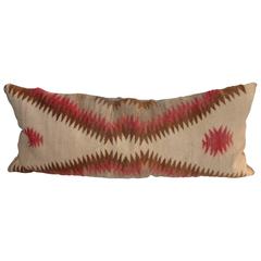 Navajo Indian Weaving Eye Dazzler Bolster Pillow