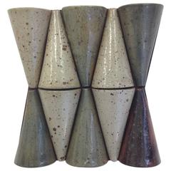 Stoneware Panel by Pierre Digan, La Borne, circa 1970-1975 7