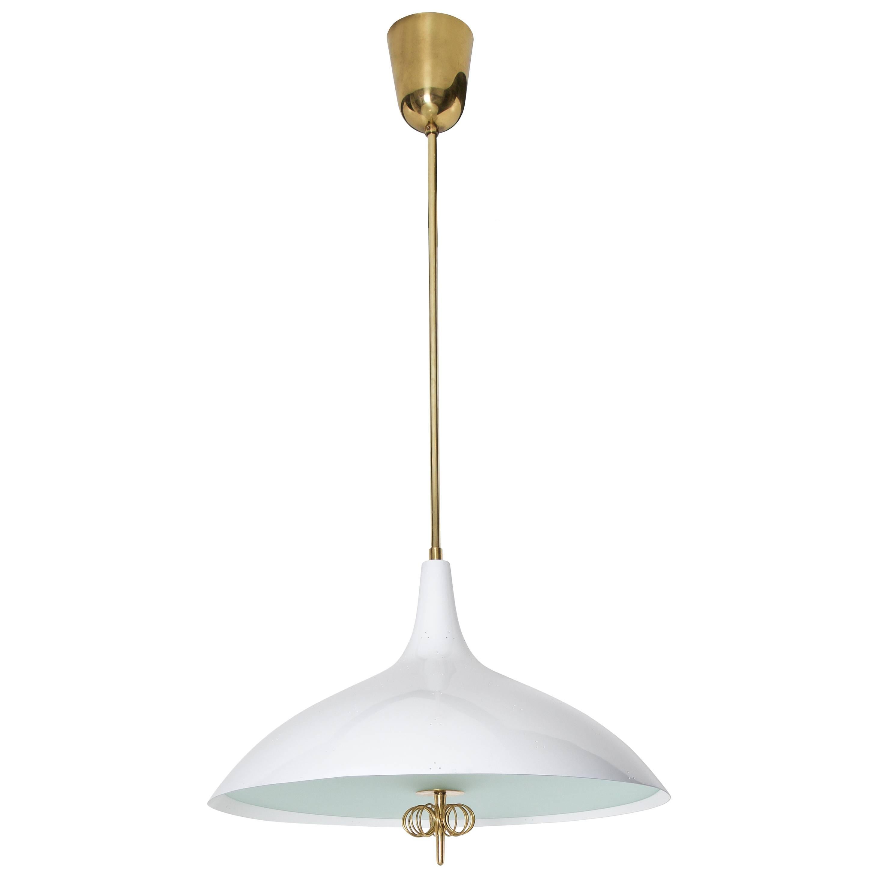 Paavo Tynell Ceiling Lamp, Model 1965, Idman, 1950s