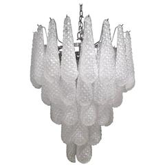 Italian Murano Glass Teardrop Chandelier