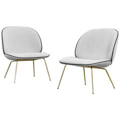 Pair of Beautiful Lounge Chairs by GamFratesi for Gubi