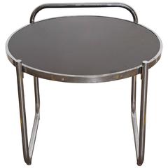 Gilbert Rohde Streamline Metal Occasional Table for Troy Sunshade