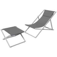 Deck Chair with Foot Stool