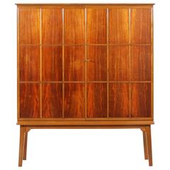 Beautiful Walnut and Beech Double Doors Cabinet, 1947 12