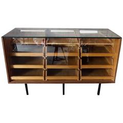 Retro German Haberdashery Cabinet / Shop Counter, 1950s