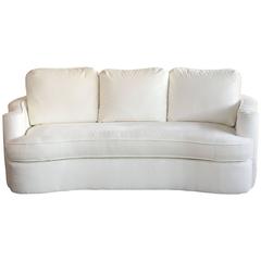 Vintage 20th Century Bernhardt Curved Back Sofa