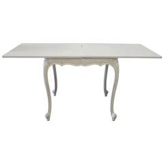 Vintage Petite Louis XV Style Painted Dining Table