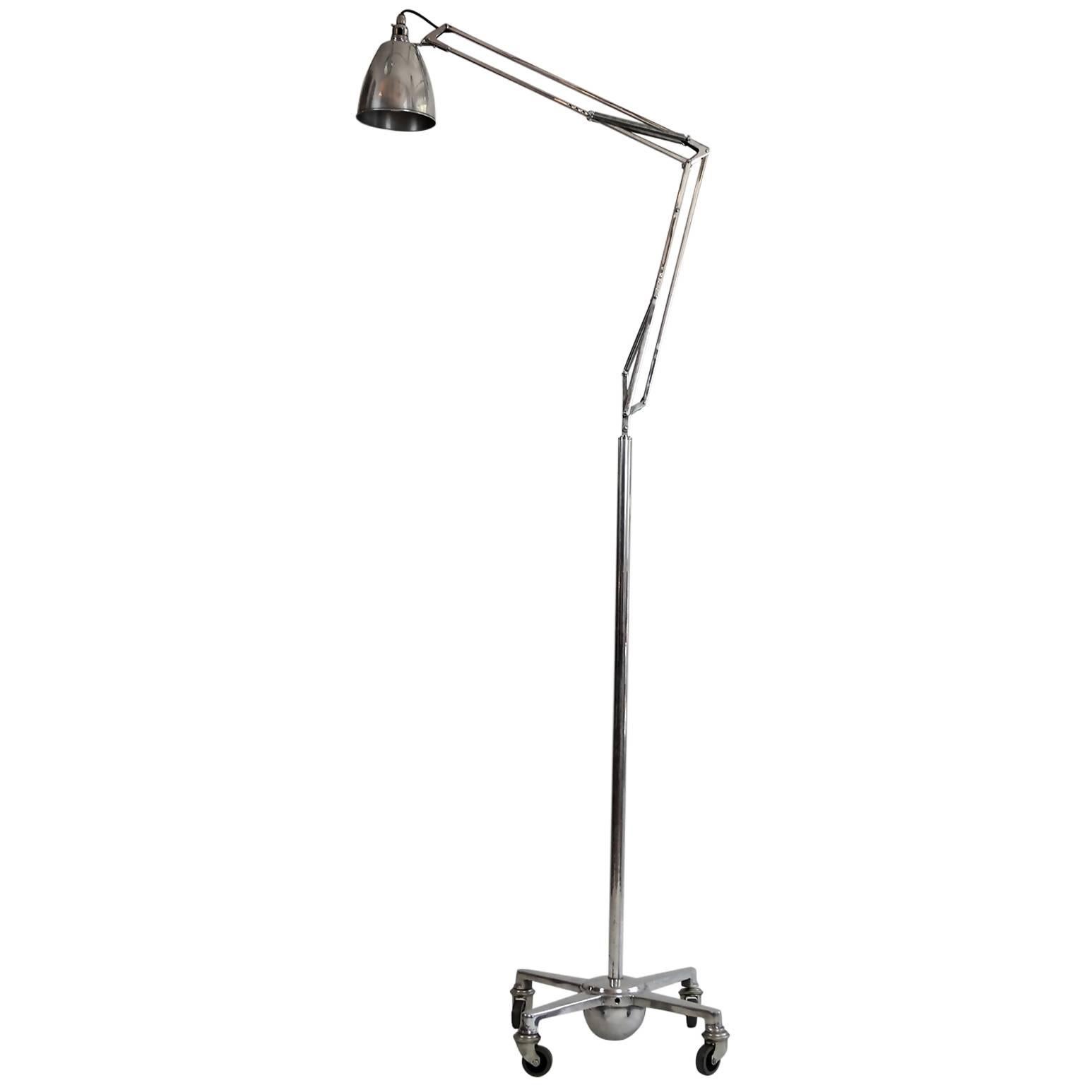 1920s Anglepoise Floor Lamp from Herbert Terry For Sale