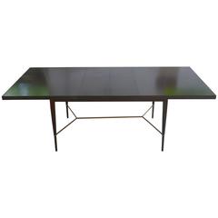 Paul McCobb Irwin Collection Dining Table with Brass Stretcher