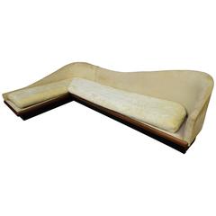 Outstanding Adrian Pearsall Two-Piece Curved Sofa Sectional Mid-Century Modern 4