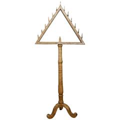 Bold French Standing Oak Candelabrum 9