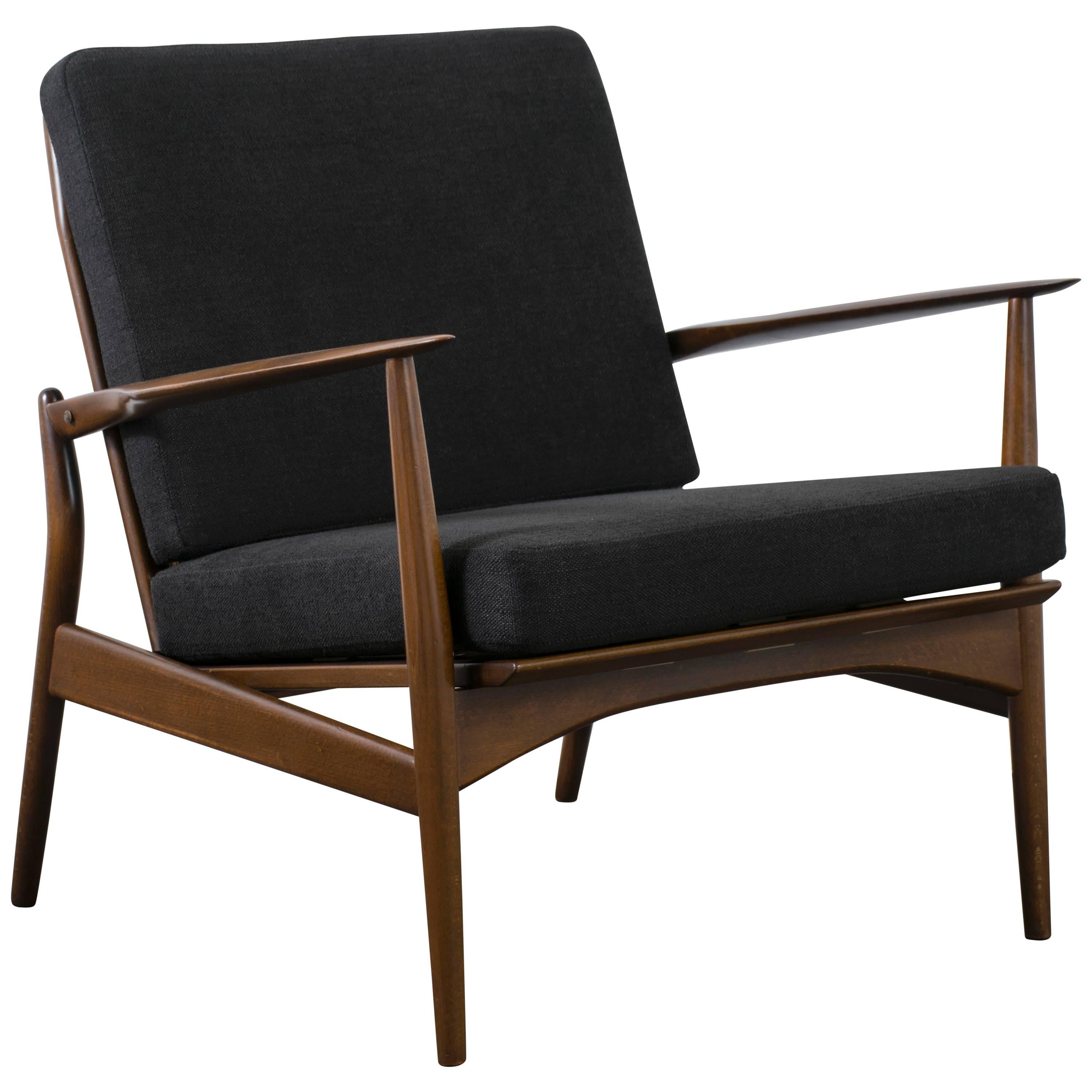Danish Modern 'Spear' Lounge Chair by Ib Kofod-Larsen