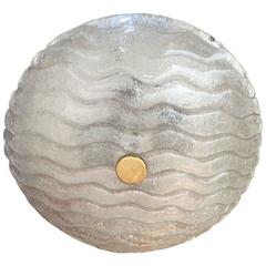 Kalmar Glass 1960s Flush Ceiling Light 10
