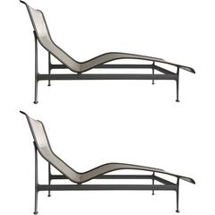 Pair of Richard Schultz Four Leg Contour Lounge Chairs for Knoll 10