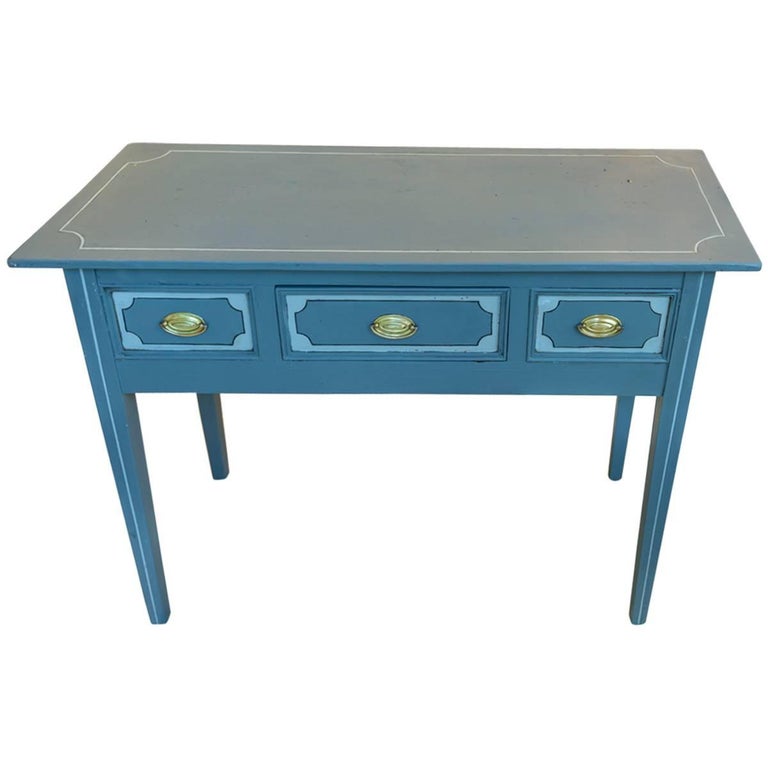 19th Century English Regency Painted Serving Table For Sale