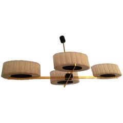 French Moderne 1960s Chandelier 8