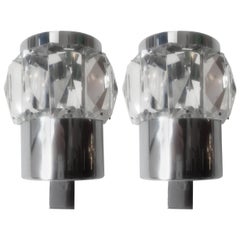 Pair of German 1960s Space Age Wall Lights