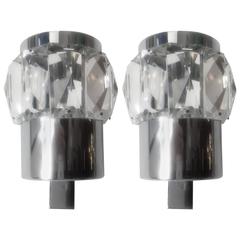 Pair of German 1960s Space Age Wall Lights 8