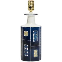 Danish Modern Table Lamp by Royal Copenhagen for Fog Morup Danish Modern Table Lamp by Royal Copenhagen for Fog Morup