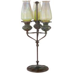 Art Nouveau Telescopic Candlestick by Tiffany Studios