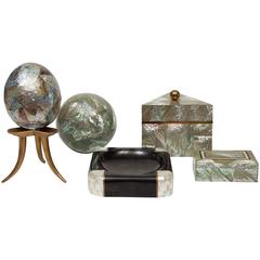 Maitland Smith Five-Piece Smoking Set