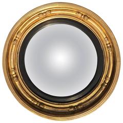 Antique Monumental Convex Mirror
