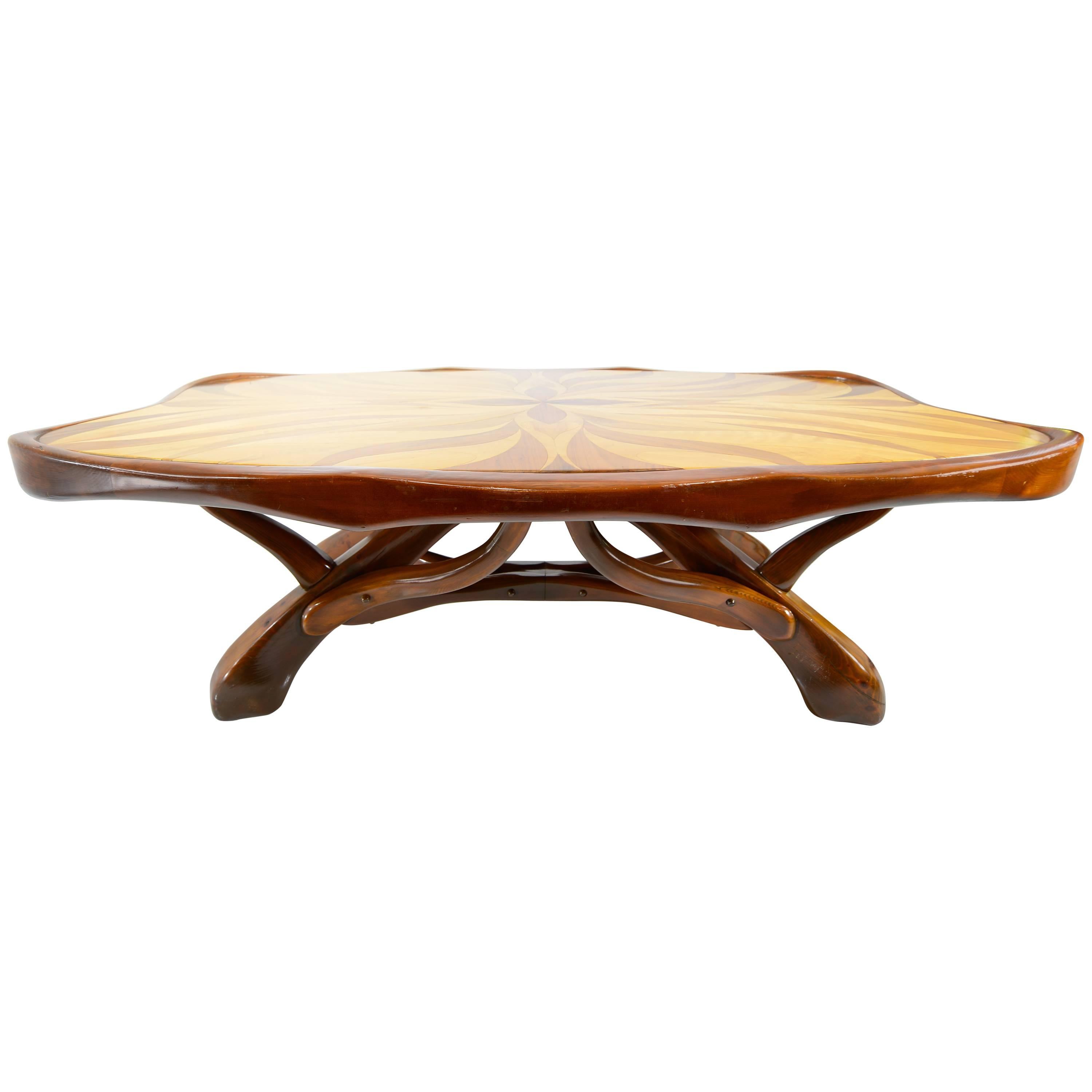 Marquetry Dining Table For Sale