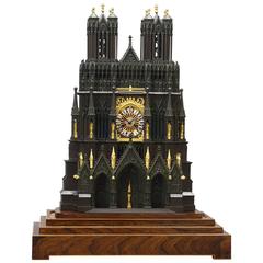 Antique French Cathedral Clock