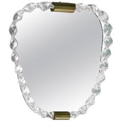 Vintage 1930s Murano Glass Wall Mirror
