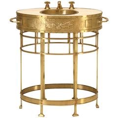 Antique French Bathroom Vanity, or Jardiniere, circa 1900