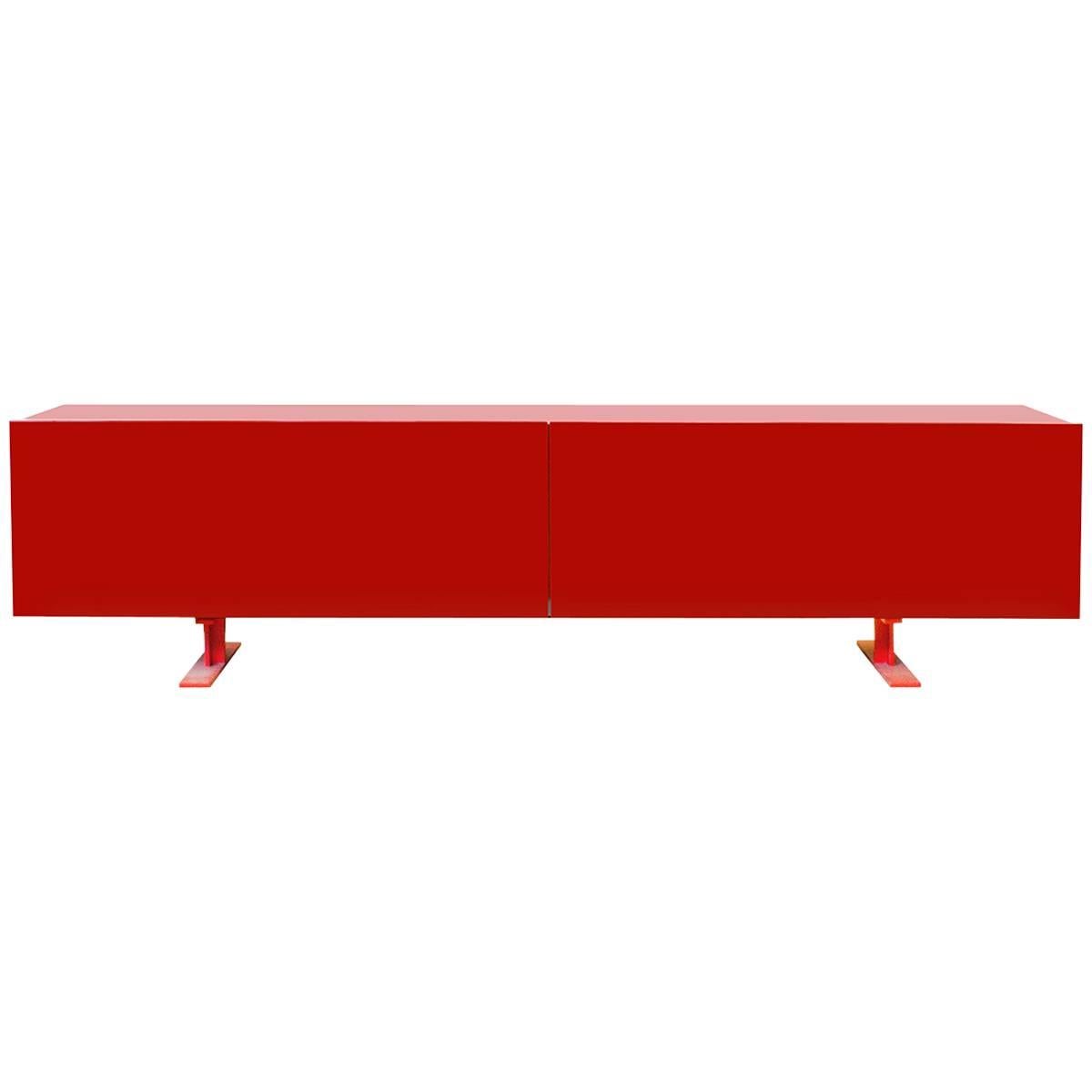 Cappellini Luxor Cabinet by Giulio Cappellini, Red, Italy For Sale