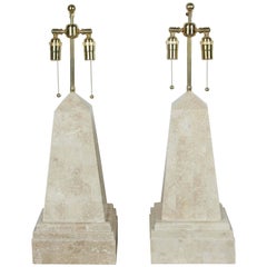 Pair of Obelisk Lamps by Maitland-Smith