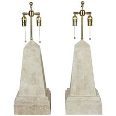 Pair of Obelisk Lamps by Maitland-Smith 3