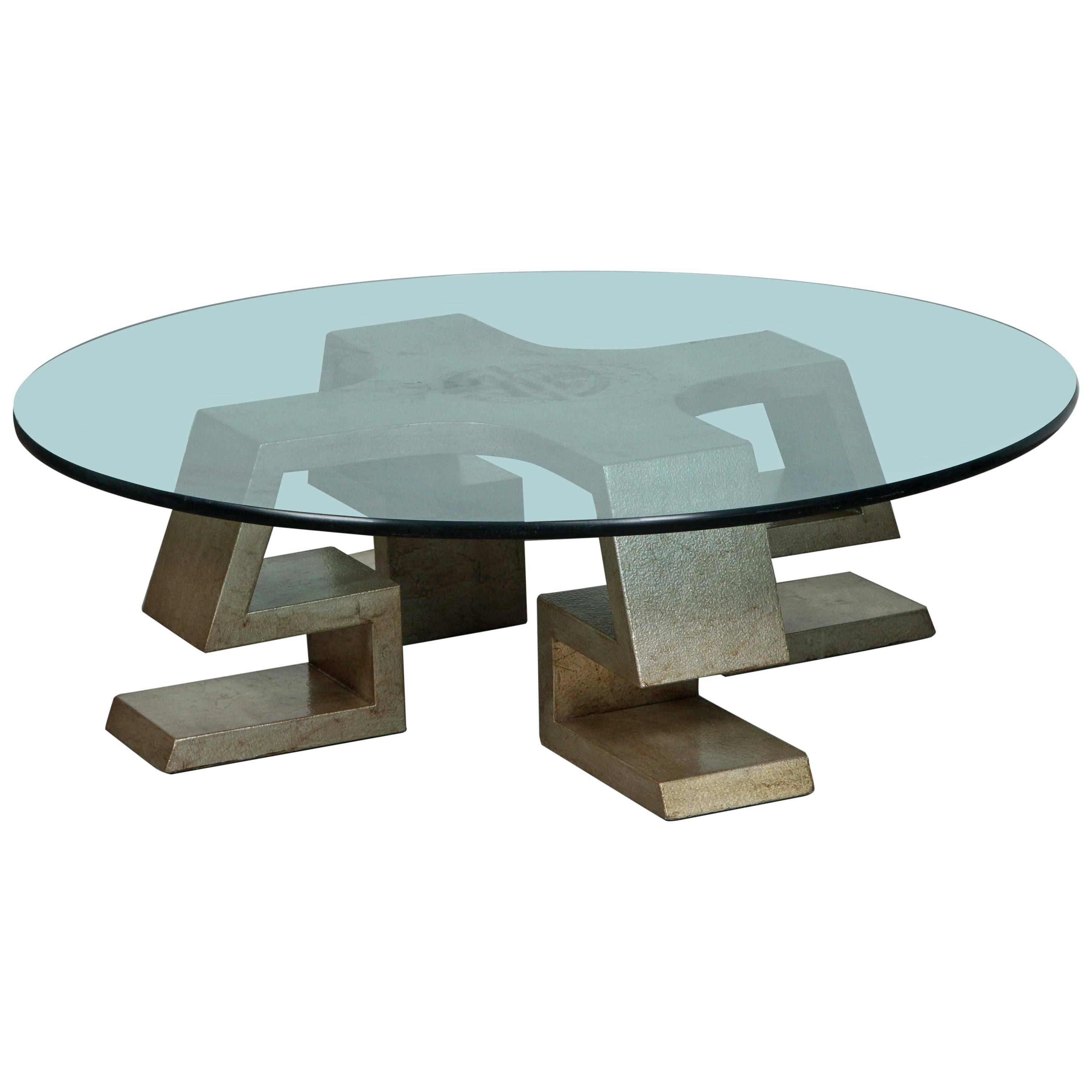 Exquisite Rare James Mont Coffee Table