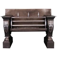 Sarcophagus Fireplace Fire Grate in the Manner of George Bullock